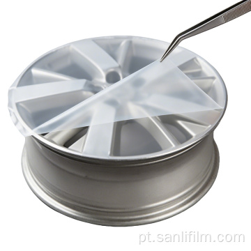 Opção de espessura para película protetora de roda